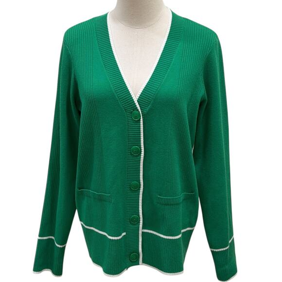 NWT Anthropologie Tipped V-Neck
Cardigan - Picture 5 of 7